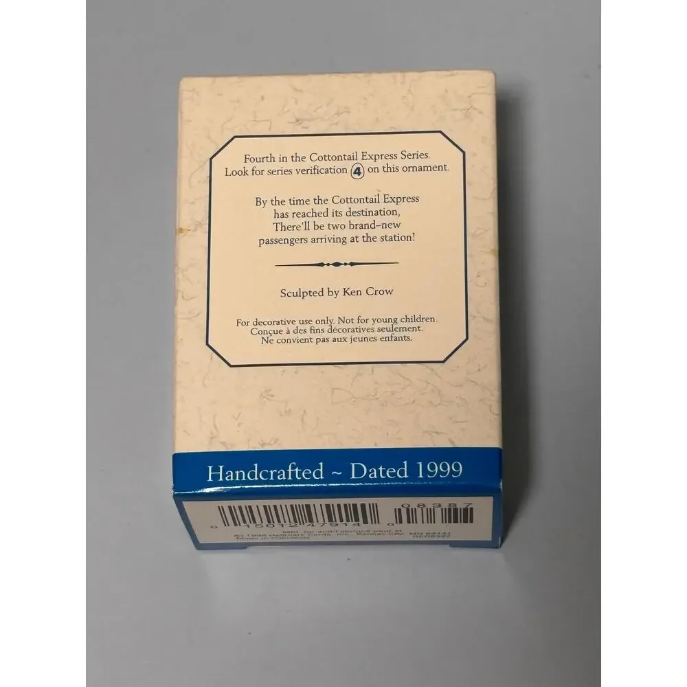 Hallmark Ornament 1998 Easter Cottontail Express Flatbed Car Collector's Series